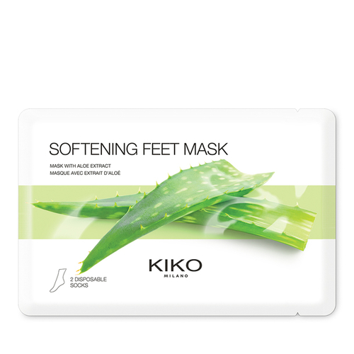 Nailed KW - Kiko softening feet mask - Single-use smoothing and moisturising fabric masks, specifically for feet and nails.