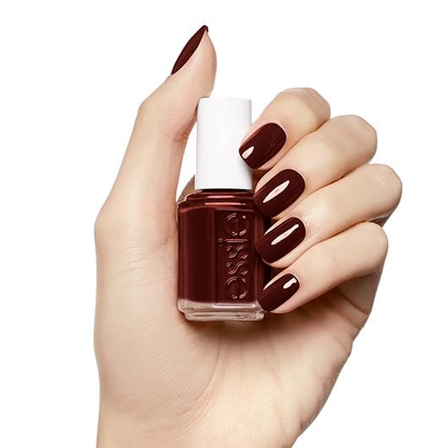 Nailed KW - essie chocolate cake