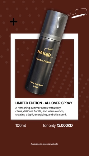 Limited edition all over spray