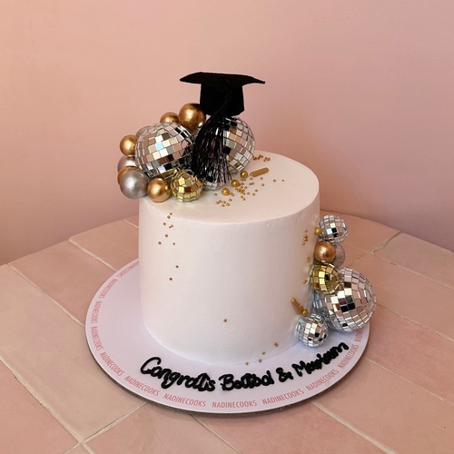 White Disco Graduation