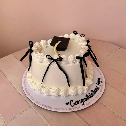 ivory graduation heart