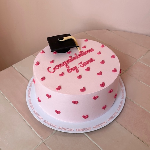 Pink Hearts Graduation