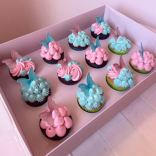 Gender reveal butterflies