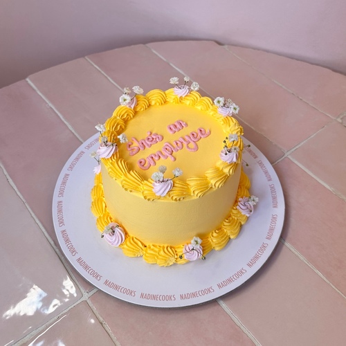 yellow gypsophelia bento