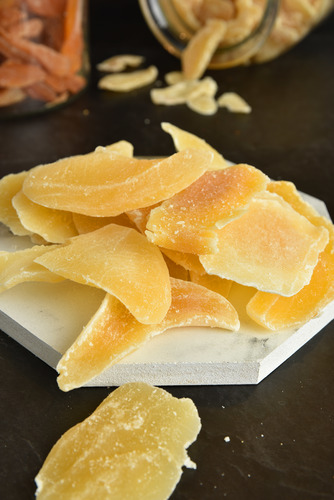 Dried mango with sugar