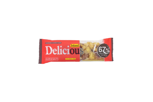 Nuts bar with honey and peanuts