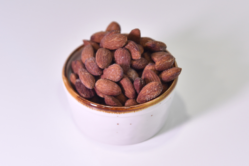 Roasted almonds with salt and vinegar