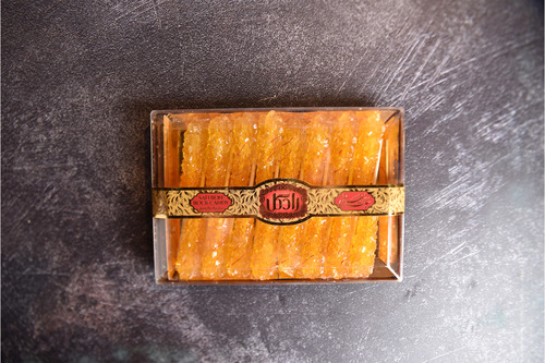 16 pieces of saffron rock candy