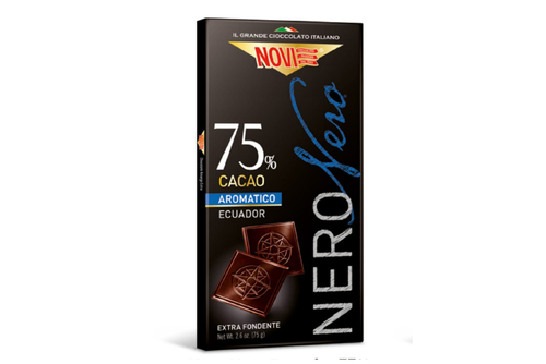75rk Cocoa Chocolate Bar - Italian product free of palm oil