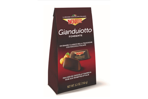 Dark chocolate with gianduja hazelnut 150 grams - Italian product free of palm oil