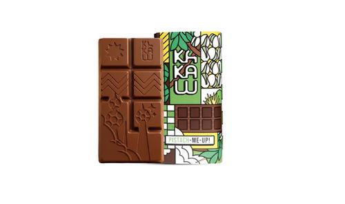 Milk chocolate bar with pistachios 60 grams