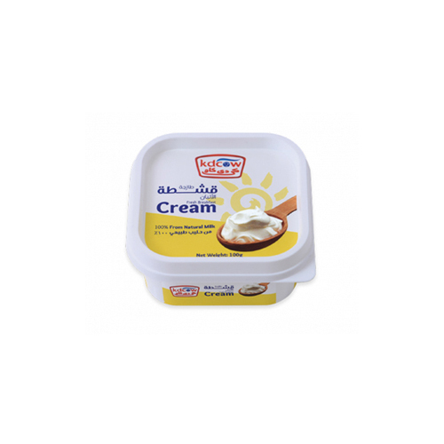 Fresh Cream 100 gm - Contain Milk Ingredients: 
 Fresh Cream From 100% Fresh Cow's Milk, Min. 30?t, Min. 8.2% MSNF,Milk Solids, Sugar, Approved Emulsifiers & Stabilizers:Carob Bean Gum (E 410), Vegetable Mono & Diglycerides of Fatty Acids (E 471),Sodium Citrate (E 331), Bovine Gelatine (E 441) Keep Refrigerated (0 to 5 °C) 
 Expiry life: 6 Days of production date