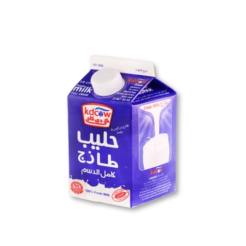 Full Cream Fresh Milk 500 ml - Fresh Full Cream Milk From 100% Pure and Fresh Cow’s Milk
Pasteurized & Homogenized Ingredients: 100% Fresh Cow’s Milk, Fat min. 3%, Min. 8,5 % MSNF, Vitamins A & D3
No Water, Milk Powder, or Preservatives are added.
Keep Refrigerated ( 0 to 5°C ) Expiry life: 5 days of production date