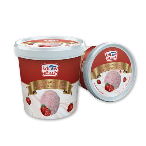 Ice Cream Strawberry Ripple 1 Liter - Vanilla and Strawberry Ripple Ice Cream Min. 475 g Pasteurized Min. Fat 10% in Ice Cream, Min. 30 % Total Solids Ingredients:
Fresh Cow’s Milk, Sugar, Butterfat, Vegetable Fat (Palm Oil), Glucose, Milk Solids, Approved Emulsifiers & Stabilizers: Carob Bean Gum (E 410), Guar Gum (E 412), Vegetable Mono & Diglycerides of Fatty Acids (E 471), Pectins (E440 ), Nature Identical Vanilla & Strawberry Flavor, Approved Color Beetroot red (E162) Keep Frozen Below (-18 ˚c) 
 Expiry life: Year of production date