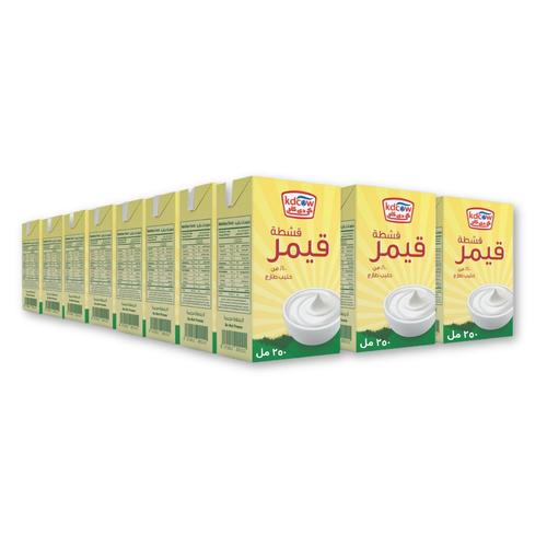 Thick Cream 250 Ml 24 Pieces - * This product retains its fresh taste and nutritional value until the expiration date if it is kept in the refrigerator at a temperature of fewer than 2 degrees, provided that the packaging is intact. The product is kept in the refrigerator after opening the package and it is preferable to consume it within 5 days.Ingredients: Fresh Cream from 100% Fresh Cow's Milk, 25% (Minimum) Butter Fat, Approved Emulsifiers & Stabilizers, Carob Gum (e410), Vegetable Monoglycerides & Diglycerides (e471), Sodium Citrate (e331), Bovine Gelatin (e441) ), Vitamin A, D3
Expiry life: 6 Months of production date