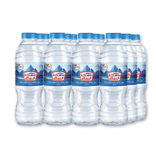 Kdcow - KdCow Bottled Drinking Water 500 Ml 12 Pieces - KdCow Bottled Drinking Water is considered one of the best drinking water because it is pure, healthy, and ideal for all daily activities. 
 Expiry life: 1 Year of production date