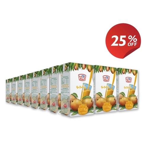 Kdcow - Mango Juice Nectar 250 Ml 24 Pieces 25% discount - Mango Juice Made From Natural Mango Pulp Juice Content : 30 % Ultra Pasteurized NO PRESERVATIVES , ADDED COLOURS AND FLAVOURS Ingredients: Purified Water, Mango pulp , sugar Chill Before Serving Will remain fresh taste and retain its nutritional value until expiry date if store at a temperature below +25 ⁰C provided that package integrity is maintained Refrigerate after opening and consume within 3 days. Shake Well Before Use 
 Expiry life: 9 Months of production date