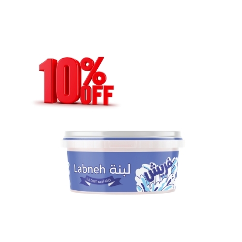 Fresh Full Cream Labneh 250 GM - Fresh Labneh  Full Cream made From 100% Fresh Cow's Milk Ingredients:  Min Fat 3% - Min 19% Total Solids Fresh Cow's Milk^ Milk Fat^ Milk Solids^ Culture^ Max 0.5% Salt^ Approved Emulsifiers & stabilizers 
 Expiry life: 14 Days of production date