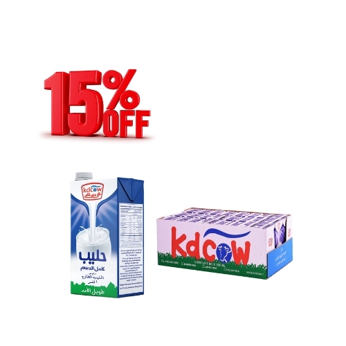 Long Life Full Cream Milk 1 Liter 12 Pieces - Full Cream UHT Milk From 100% Pure and Fresh Cow’s Milk
UHT – Treated & Homogenized
Enriched With Vitamins A & D3

 Ingredients:
100% Fresh Cow’s Milk, Fat Max. 2%, Min. 8,5 % MSNF, Vitamins A & D3
No Water, Milk Powder, or Preservatives added
Will remain fresh & maintain its nutritional value and fresh taste until the expiry date under recommended storage temperature below 25°C provided that package integrity is maintained.
Refrigerate after opening and consume within 3 days Expiry life: 6 months of production date