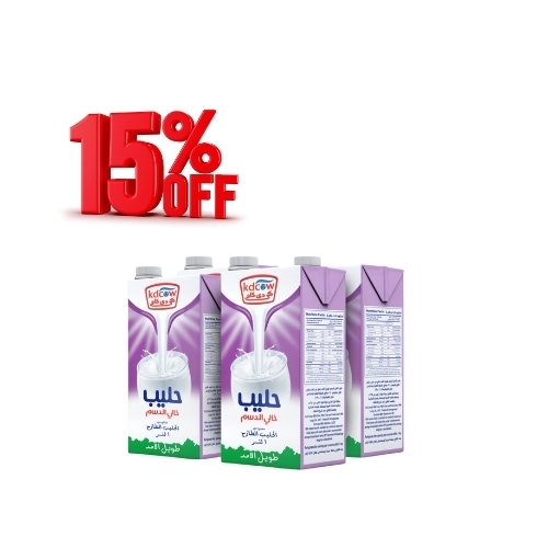 Long Life Skimmed Milk 1 Liter 4 Pieces - Long Life Skimmed Milk From 100% Pure and Fresh Cow’s Milk
UHT – Treated & Homogenized
Enriched With Vitamins A & D3
 Fat 2% Min, Min. 8,5 % MSNF, Vitamins A & D3
 No Water, Milk Powder, or Preservatives added
Will remain fresh & maintain its nutritional value and fresh taste until the expiry date under recommended storage temperature below 25°C provided that package integrity is maintained.
Refrigerate after opening and consume within 3 days Expiry life: 6 months of production date