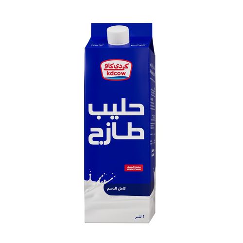 Fresh Milk Full Cream 1 Liter - Fresh Full Cream Milk From 100% Pure and Fresh Cow’s Milk
Pasteurized & Homogenized 100% Fresh Cow’s Milk, Fat min. 3%, Min. 8,5 % MSNF, Vitamins A & D3
No Water, Milk Powder, or Preservatives are added.
Keep Refrigerated ( 0 to 5°C ) Expiry life: 6 days of production date