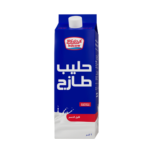 Fresh Milk Low Fat 1 Liter - Fresh Milk From 100% Pure and Fresh Cow’s Milk
Pasteurized & Homogenized 100% Fresh Cow’s Milk, Fat min. 3%, Min. 8,5 % MSNF, Vitamins A & D3
No Water, Milk Powder, or Preservatives are added.
Keep Refrigerated ( 0 to 5°C ) Expiry life: 6 days of production date