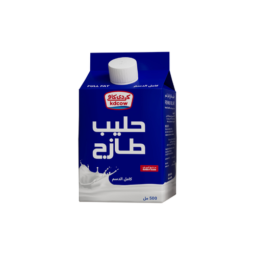 Full Cream Fresh Milk 450 ml - Fresh Full Cream Milk From 100% Pure and Fresh Cow’s Milk
Pasteurized & Homogenized Ingredients: 100% Fresh Cow’s Milk, Fat min. 3%, Min. 8,5 % MSNF, Vitamins A & D3
No Water, Milk Powder, or Preservatives are added.
Keep Refrigerated ( 0 to 5°C ) Expiry life: 6 days of production date