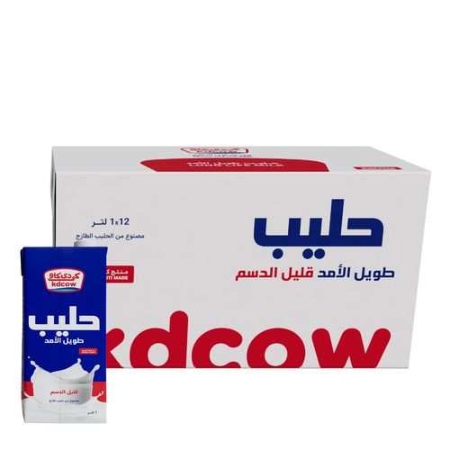 Long Life Low Fat Milk 1 Liter 12 Pieces - Low Fat UHT Milk From 100% Pure and Fresh Cow’s Milk
UHT – Treated & Homogenized
Enriched With Vitamins A & D3

 Ingredients:
100% Fresh Cow’s Milk, Fat Max. 2%, Min. 8,5 % MSNF, Vitamins A & D3
No Water, Milk Powder, or Preservatives added
Will remain fresh & maintain its nutritional value and fresh taste until the expiry date under recommended storage temperature below 25°C provided that package integrity is maintained.
Refrigerate after opening and consume within 3 days Expiry life: 6 months of production date