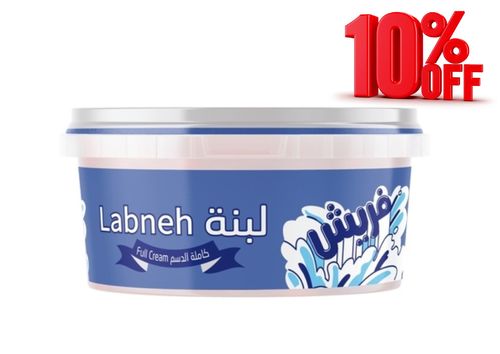 Fresh Full Cream Labneh 250 GM - Fresh Labneh  Full Cream made From 100% Fresh Cow's Milk Ingredients:   Min Fat 3% - Min 19% Total Solids  Fresh Cow's Milk^ Milk Fat^ Milk Solids^ Culture^ Max 0.5% Salt^ Approved Emulsifiers & stabilizers 
 Expiry life: 14 Days of production date