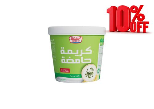 Sour Cream 250 gm - Fresh Fermented Cream From 100% Fresh Cow's Milk Pasteurized & Homogenized Contain Milk Ingredients: Fresh Cream From 100% Fresh Cow's Milk, Min.Fat 18%, Min. 8.2% MSNF, Milk Solids, Sugar, Culture, Approved Emulsifiers & Stabilizers: Carob Bean Gum (E 410), Vegetable Mono & Diglycerides of Fatty Acids (E 471), Sodium Citrate (E 331), Bovine Gelatine (E 441) Keep Refrigerated (0 to 5 °C)
Expiry life: 9 Days of production date
