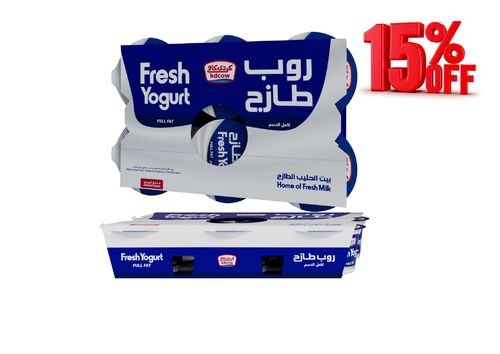 Full Cream Fresh Yogurt 170 Gm 6 Pieces - Fresh Yogurt Full Cream From 100% Fresh Cow’s Milk
Pasteurized & Homogenized Ingredients: 100% Fresh Cow’s Milk , Min. Fat 3% , Min. 8,5 % MSNF , Culture , Milk Solids , Approved Emulsifiers & Stabilizers: Guar Gum (E 412) ,Carrageenan
(E 407) ,Vegetable Mono & Triglyceride of Fatty Acids
(E 471) ,Modified Starch (E 1422), Milk Proteins , Vitamins A & D3
Keep Refrigerated (0 to 5 °C )
Expiry life: 10 days of production date