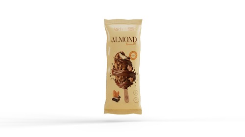 Rich Ice Cream- Almond 100ml - • Made with 100% fresh milk for a rich and creamy taste ⁠ * Freshly crafted in Kuwait using high-quality ingredients 🇰🇼 ⁠ * Indulge in the exquisite flavor of Pure Belgian Chocolate