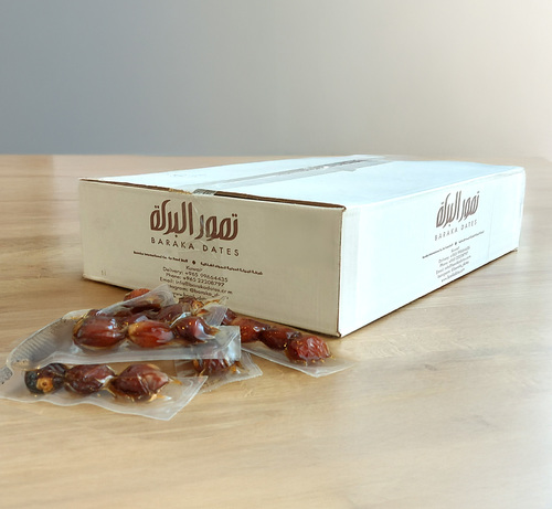 تمور بركة – خلاص إفطار صائم 100 حبة - تمور البركة – خلاص إفطار صائم (3 حبات) – كرتون يحتوي على 100 عبوة تمور البركة من نوع خلاص إفطار صائم هي الحل المثالي والسريع للإفطار. تحتوي كل عبوة على 3 حبات تمر خلاص