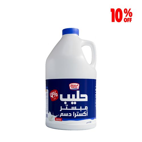 KDCow - KDCow Fresh Milk, Full Cream 2.850 Liter - 100%
  Fresh Full-Cream Milk

    Made from fresh, natural cow’s milk

    Ingredients: Fresh cow’s milk Minimum fat content: 3%

    Minimum non-fat milk solids: 8.5% Fortified with Vitamins A & D3

    Contains no added water, milk powder, or preservatives

    Keep refrigerated (0 to 5°C)

    Expiry: 6 days from production date