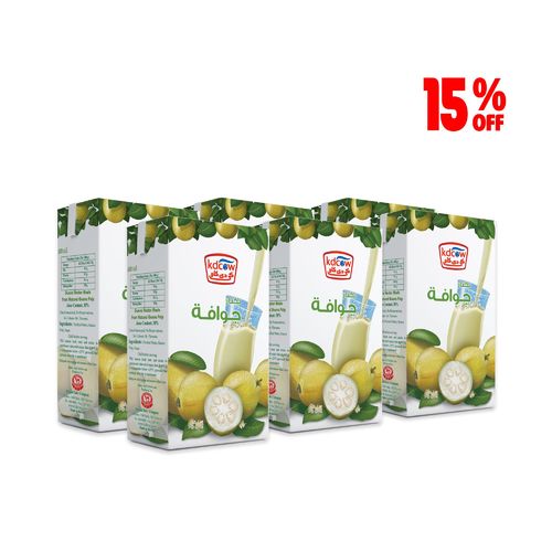 KDCow Guava Nectar Juice, 250ml x 6 Pcs - Guava Juice Made From Natural Guava Pulp Ingredients: Purified Water, Guava Pulp , sugar Chill Before Serving Will remain fresh taste and retain its nutritional value until expiry date if store at a temperature below +25 ⁰C provided that package integrity is maintained Refrigerate after opening and consume within 3 days. Shake Well Before Use 
 Expiry life: 9 Months of production date