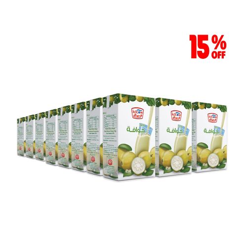 KDCow Guava Nectar Juice, 250ml x 24 Pcs - Guava Juice Made From Natural Guava Pulp Ingredients: Purified Water, Guava Pulp , sugar Chill Before Serving Will remain fresh taste and retain its nutritional value until expiry date if store at a temperature below +25 ⁰C provided that package integrity is maintained Refrigerate after opening and consume within 3 days. Shake Well Before Use 
 Expiry life: 9 Months of production date