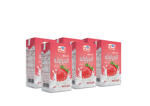 KDCow - KDCow Long Life Milk, Strawberry Flavored, 250ml x 6 Pcs - Strawberry Flavored Milk Drink Made from 100% Fresh Cow's Milk, Fat 2% Min, Minimum 8.5% Sugar - Natural Strawberry Flavor, Certified Emulsifiers & Stabilizers, Vitamins (A & D3) Refrigerate After Opening & Consume Within 3 Days
Store At A Temperature Below +25 C Provided That Package Integrity Is Maintained Shake Well Before Use Expiry life: 6 months of production date
