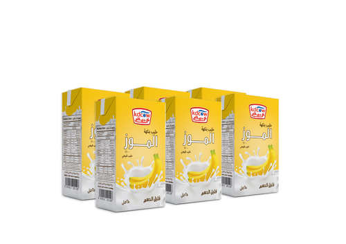 KDCow Long Life Milk, Banana Flavored, 250ml x 6 Pcs - Banana Flavored Milk Drink Made from 100% Fresh Cow's Milk, Fat Minimum 2%, Minimum 8.5% Sugar - Natural Banana Flavor, Certified Emulsifiers & Stabilizers, Vitamins (A & D3) Refrigerate After Opening & Consume Within 3 Days
Store At A Temperature Below +25 C Provided That Package Integrity Is Maintained Shake Well Before UseExpiry life: 6 months of production date