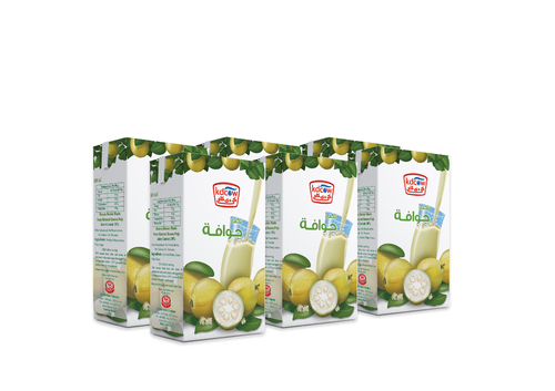 KDCow Guava Nectar Juice, 250ml x 6 Pcs - Guava Juice Made From Natural Guava Pulp Ingredients: Purified Water, Guava Pulp , sugar Chill Before Serving Will remain fresh taste and retain its nutritional value until expiry date if store at a temperature below +25 ⁰C provided that package integrity is maintained Refrigerate after opening and consume within 3 days. Shake Well Before Use 
 Expiry life: 9 Months of production date