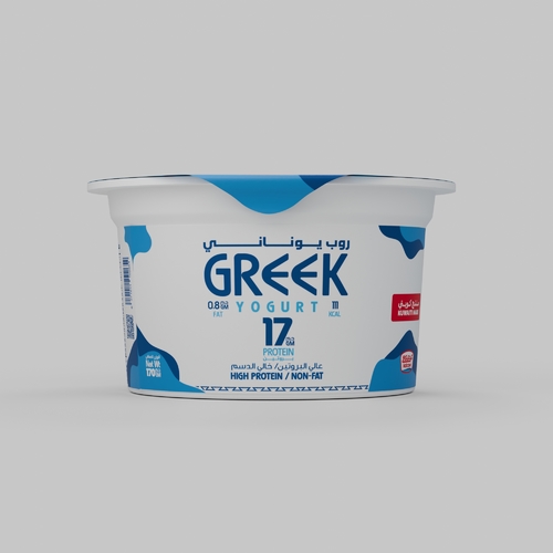 Greek Yogurt Non-Fat 170g - Greek Yogurt – Non-Fat  Enjoy the light, creamy taste of authentic non-fat Greek yogurt – now available in a convenient pack of 3. Each 170g cup is rich in protein, low in calories, and perfect for a healthy lifestyle. Ideal for breakfast, snacks, or as a base for smoothies and recipes.