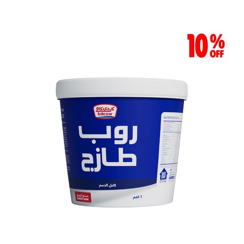 KDCow Fresh Yogurt, Full Cream, 1kg - Fresh Yogurt Full Cream From 100% Fresh Cow’s Milk
Ingredients: 100% Fresh Cow’s Milk , Min. Fat 3% , Min. 8,5 % MSNF , Culture , Milk Solids , Approved Emulsifiers & Stabilizers: Guar Gum (E 412) ,Carrageenan
(E 407) ,Vegetable Mono & Triglyceride of Fatty Acids
(E 471) ,Modified Starch (E 1422), Milk Proteins , Vitamins A & D3
Keep Refrigerated (0 to 5 °C )Expiry life: 10 days of production date
