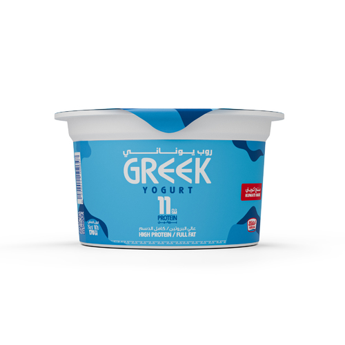 Greek Yogurt Full Fat 170g - Full-Fat Greek YogurtIndulge in the rich, creamy taste of authentic full-fat Greek yogurt made from high-quality fresh milk. With its thick texture and naturally tangy flavor, it’s a perfect choice for those seeking a satisfying and nutritious option to fuel their day.