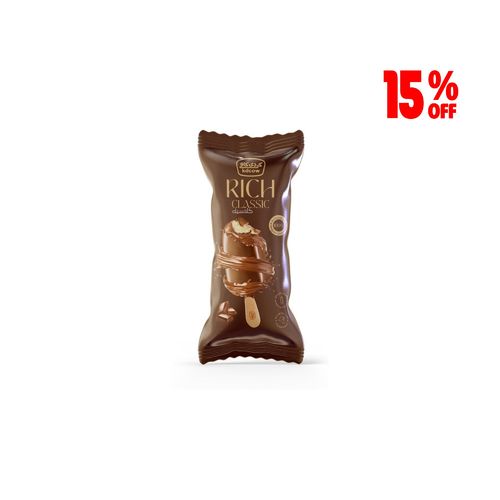 KDCow Rich Ice Cream, Classic, 100mlx20 - KDCow Rich Ice Cream made with fresh milk coated with Belgian chocolate for a rich and creamy taste made for your indulgence.
