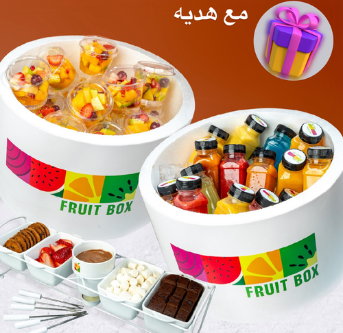 عرض ١٢+١٢+١ بيج بوكس بيتش ١٥٠ ملي مع هديه - ١٢ سلطه + ١٢ عصير١٥٠ ملي + فوندو + الجوتي البحر البرند هديه 🎁