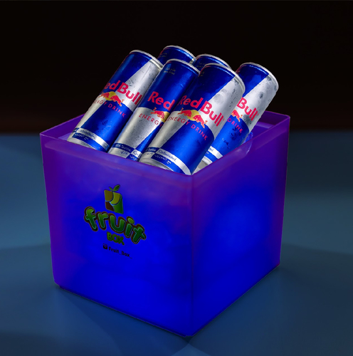 The Light Box Red Bull - بوكس الريدبول المضي 6 حبات مع تشكيله من الصوص