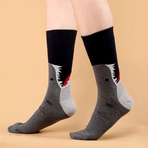 A pair of Hungry Shark socks