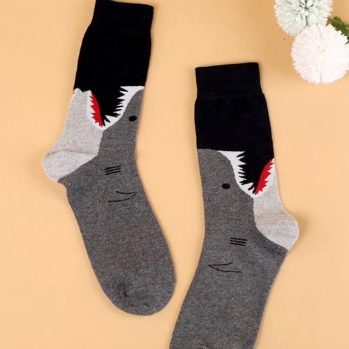 A pair of Hungry Shark socks