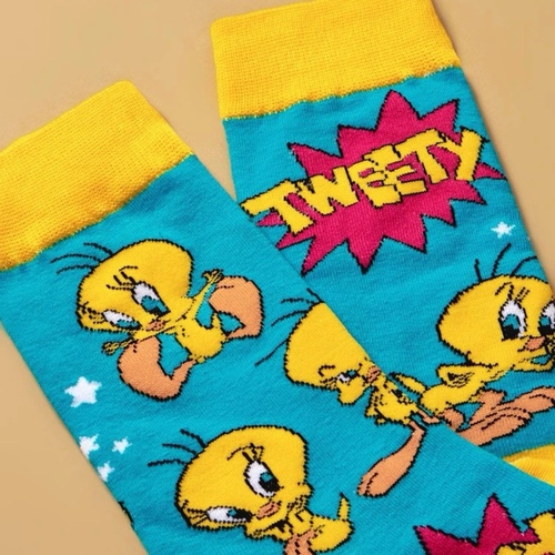 Two pairs of Loony Tunes socks