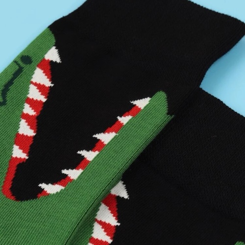 A pair of Hungry Crocodile socks