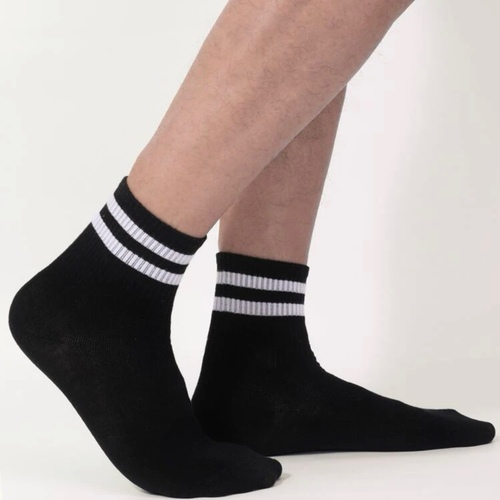 A pair of Black Sport socks